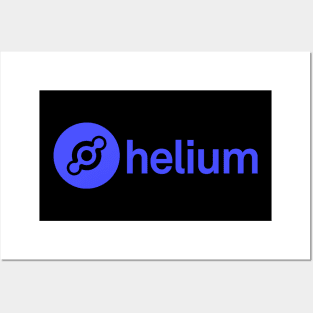 Helium Crypto Cryptocurrency HNT  coin token Posters and Art